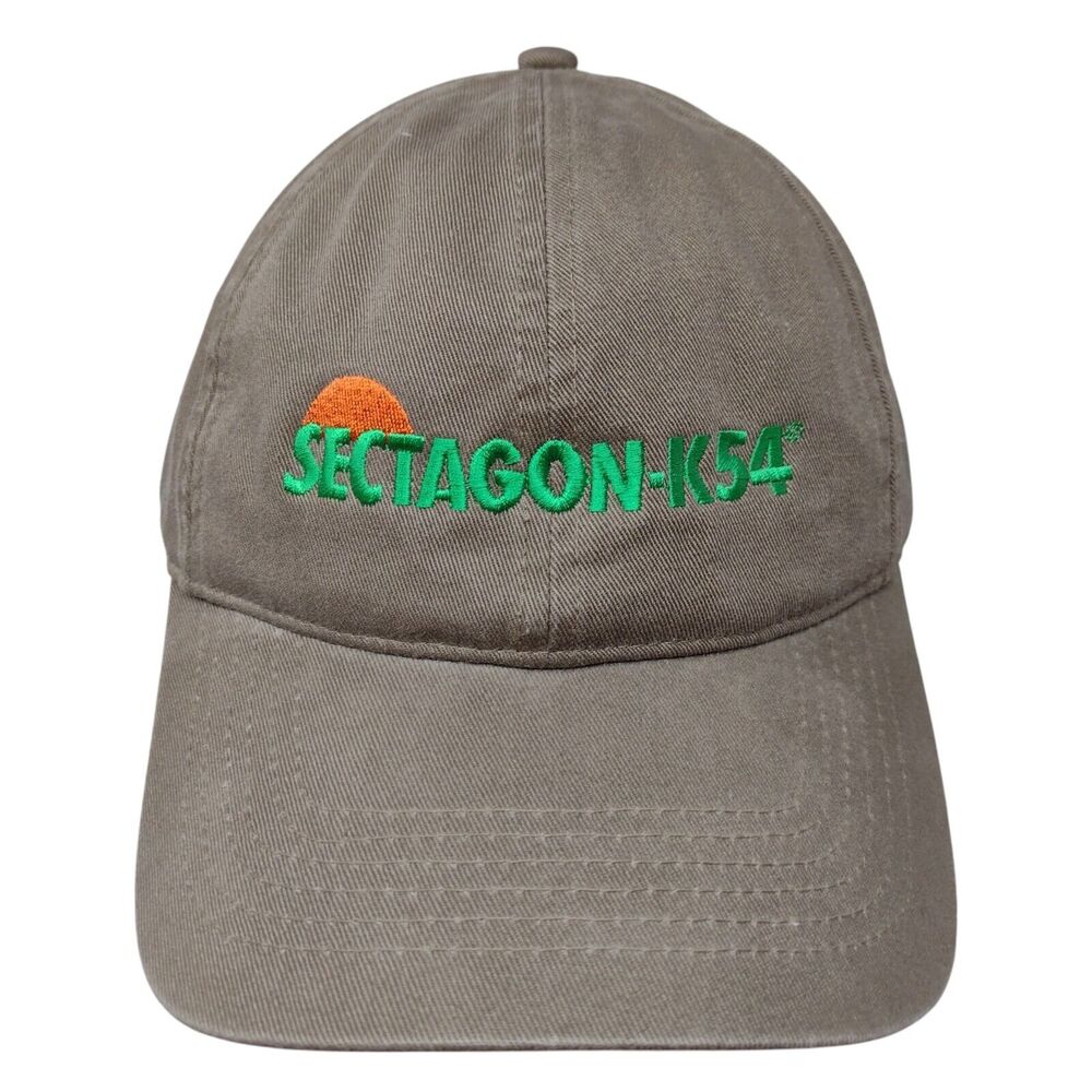 Sectagon-K54 Slideback Hat Tan One Size Adjustable Embroidered Pacific Headwear